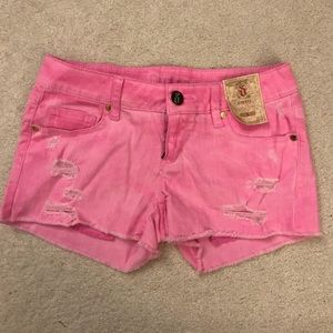 Degree neon pink shorts size 1